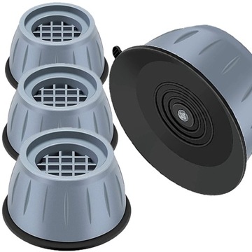 ПОДКЛАДКИ КОВРИКИ ДЛЯ СТИРАЛЬНОЙ МАШИНЫ ПОСУДОМОЕЧНАЯ МАШИНА, ПРОТИВСКОЛЬЗЯЩИЕ, ПРОТИВОШОКОВЫЕ, РЕЗИНОВЫЕ 4 шт.