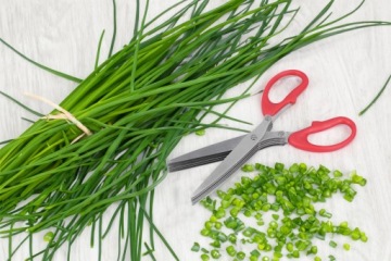 Кухонные ножницы для чеснока, 5 лезвий.