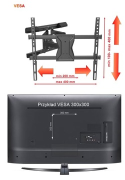 Сверхпрочный кронштейн для телевизора 50, 55, 65, 70, 75 дюймов, вешалка для телевизора с решеткой
