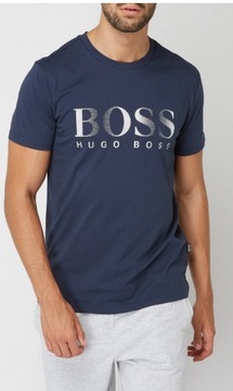 Hugo Boss Sun Protection UV ORYGINALNY GRANATOWY T SHIRT KOSZULKA /L