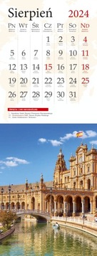 ОТКРЫТКА-КАЛЕНДАРЬ ПУТЕШЕСТВИЕ 12,5 Х 33 СМ 2024 ГОДА