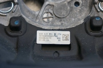 VOLANT KŮŽE KOŽENÁ TROJRAMENNÝ VW PASSAT CC 3C8419091BE