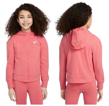 BLUZA NIKE JUNIOR Sportswear DA1124 603 RÓŻOWY; L