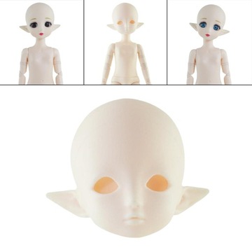 1/6 голова куклы BJD, подвижная, обнаженная голова