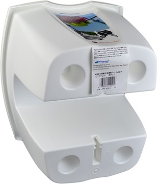 Белый балконный цветочный горшок Crown DCRO240