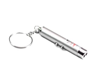 ЛАЗЕРНЫЙ ФОНАРИК 2В1 ИГРУШКА-БРЕЛОК ДЛЯ КОШКИ-ПОЙНТЕРА