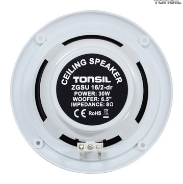 Аудиосистема для ванной комнаты Tonsil Bluetooth USB SD WS-30 + 2 пульта дистанционного управления ZGSU 16/2