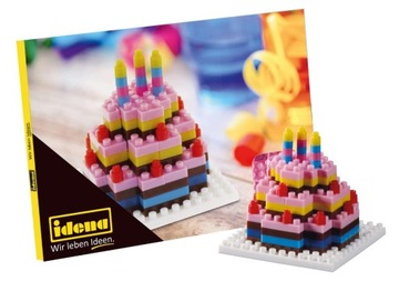 Mini klocki tort urodzinowy - Idena 40150
