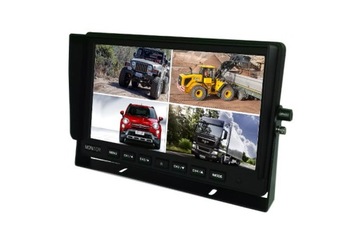 Monitor AHD LCD 10 cali QUAD AUDIO z podziałem
