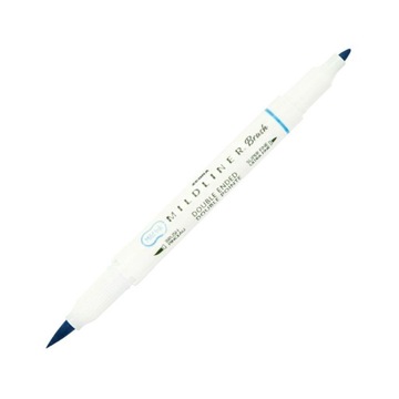 Marker Dekoracyjny Brush Zebra Mildliner Dark Blue Ciemnoniebieski