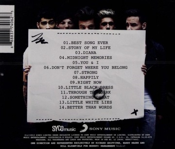 ONE DIRECTION: ПОЛНОЧНЫЕ ВОСПОМИНАНИЯ (CD)