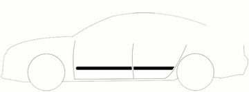 Боковые молдинги VW LUPO 1998 - 2005 гг.