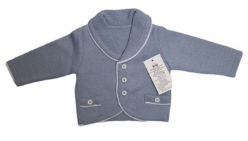 Elegancki sweterek chłopięcy 68 (3-6 m-cy)