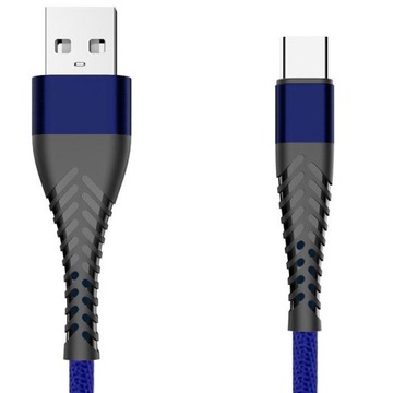 Kabel 1.5m USB-C TYP-C SZYBKIE ŁADOWANIE 3A QC