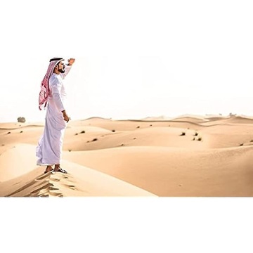 Męski arabski szalik Shemagh Bliski Wschód Keffiyeh Chustka na głowę Arabia Szaliki Hidżab