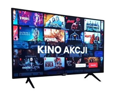 Смарт-телевизор Telefunken D43Q660M2CW 43 дюйма, 4K, DVBT2, Android QLED