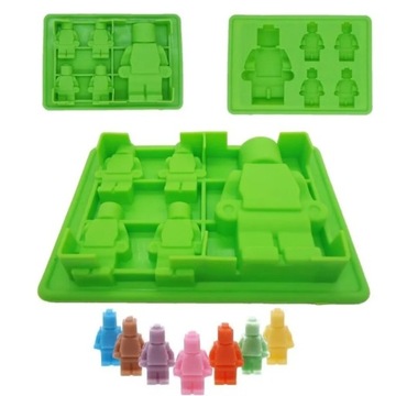 FOREMKA FORMA SILIKONOWA CZEKOLADKI PRALINKI ŻELKI DO TORTU KLOCKI LEGO 852