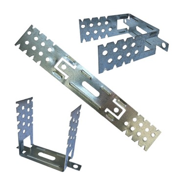 WIESZAK UCHWYT ŁĄCZNIK ES 60/75 PŁASKI 100szt NA PROFIL CD60 BLACHA 0,8mm