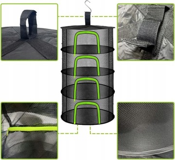 Подвесная складная сетчатая сушилка для сушки трав