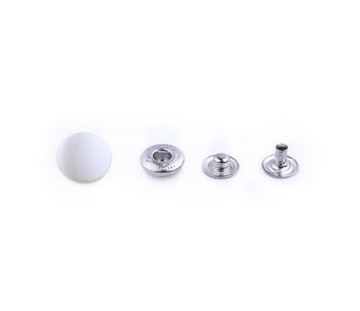 Zatrzask napa kolorowa 12,5MM PERŁOWA 1468