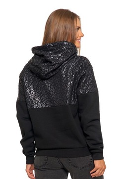 ЖЕНСКАЯ ХУДИ MORAJ, УТЕПЛЕННАЯ, КОМФОРТНАЯ, КЛАССИЧЕСКАЯ С ПРИНТОМ S