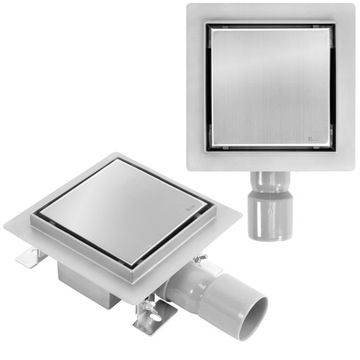 ODPŁYW LINIOWY KWADRATOWY MAŁY KRATKA NEO 120x120 MINI REA