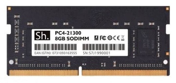 Оперативная память для ноутбука Ш. DDR4 SODIMM 2666 МГц 8 ГБ