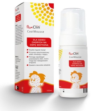 POXCLIN COOLMOUSSE Pianka na ospę wietrzną 100 ml