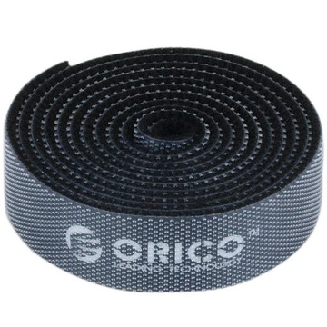 Orico Organizer rzep do kabli, 1m, czarny, 1 sztuka