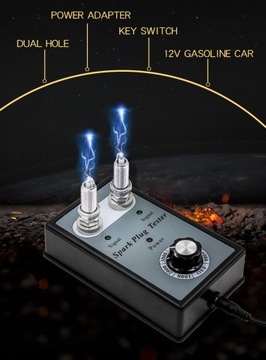 Dual Hole Car Spark Plug Tester Ignition