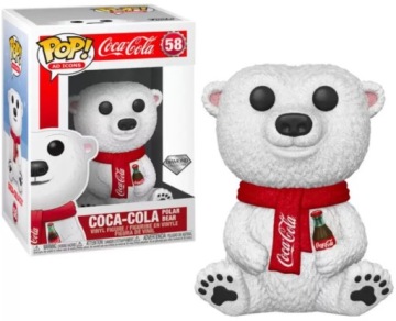 Funko POP! Coca-Cola Icons Vinyl Figure Polar Bear(DGLT) 9 cm