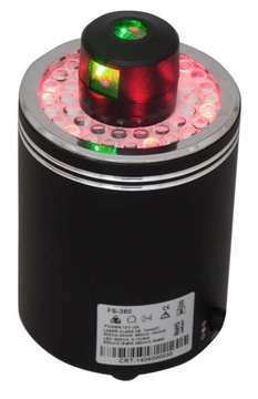Диско-лазер красный зеленый 8x светодиодов RGB 15 Вт