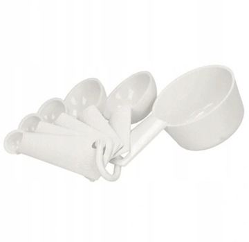 Кухонные мерные стаканчики/Мерные ложки 6 шт. пластик Галиция 8203