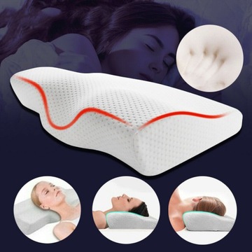 ORTOPEDYCZNA PODUSZKA PODUSZKA POD GŁOWĘ ERGONOMICZNA PODUSZKA Z PIANKI