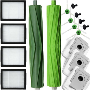 ZESTAW SZCZOTKI FILTRY WORKI do iRobot Roomba E I J i3+ i4+ i5+ i6+ i7+ j7