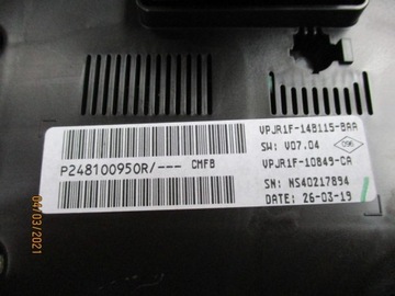 Счетчик часов RENAULT CLIO V 5 P248100950R