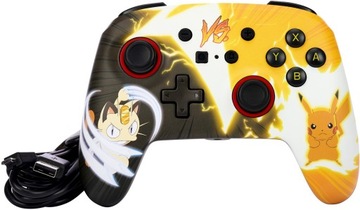 PowerA SWITCH Pad для Pokemon Pikachu vs. Мяут
