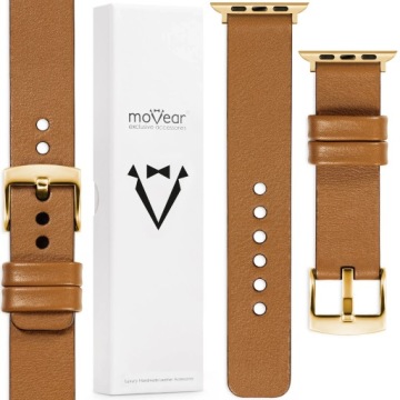 Pásek pro Apple Watch 10 9 8 7 6 5 4-1 Se 42-40 Italská kůže Movear