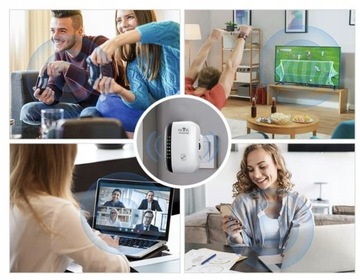 УСИЛИТЕЛЬ СИГНАЛА WI-FI МОЩНЫЙ РЕПИТЕР-РОУТЕР СИЛЬНЫЙ ДЕЙСТВИЕ 300 МБ/С