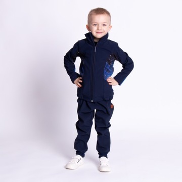 ТуШите | Брюки из софтшелла темно-синего цвета, PL R.122