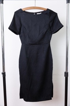 H&M sukienka odkryte plecy XS/34 mała czarna
