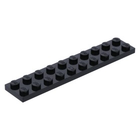 Lego 3832 383226 płytka 2x10 czarny 1szt BOX6