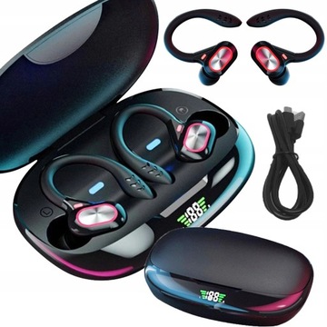 БЕСПРОВОДНЫЕ СПОРТИВНЫЕ НАУШНИКИ BT5.1 POWERBANK