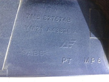 CLONA (KRYT) LIŠTA KRYT ZADNÍ GALAXY SHARAN ALHAMBRA MK1
