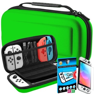 ETUI CASE FUTERAŁ WZMOCNIONY DO NINTENDO SWITCH OLED model HEG-001 + SZKŁO