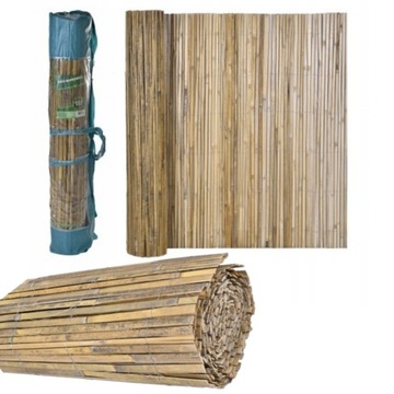 OSŁONA MATA NA OGRODZENIE PŁOT BAMBUSOWA 1X3M