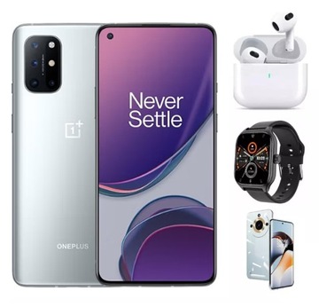 Smartfon OnePlus 8T 12 GB / 256 GB 5G srebrny