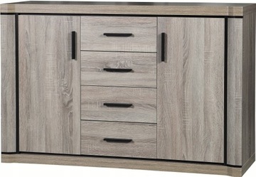Широкий комод, дуб сонома ДАЛЛАС Д-5