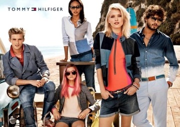 TOMMY HILFIGER SWETER PONCZO r UNIWERSALNY