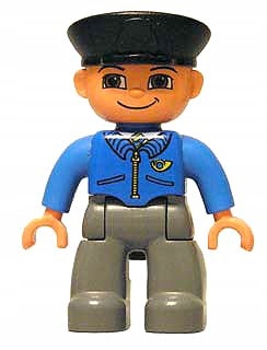 LEGO DUPLO 47394pb052 figurka listonosz z 4662